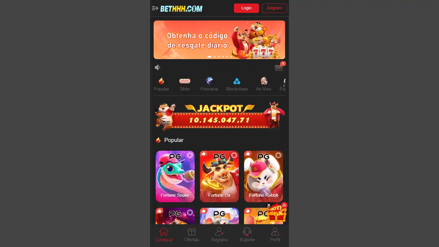 Bethhh.com Casino screenshot 1