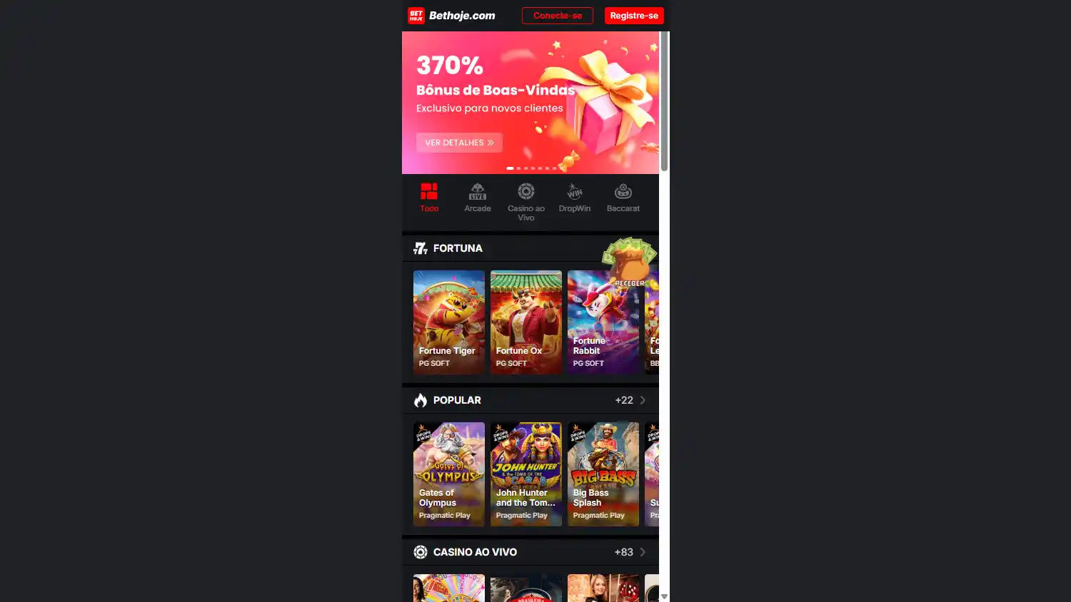 Bethoje Casino screenshot 1