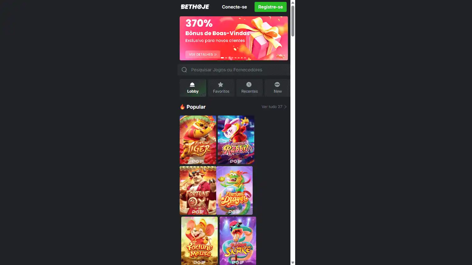 Bethoje Casino screenshot 2