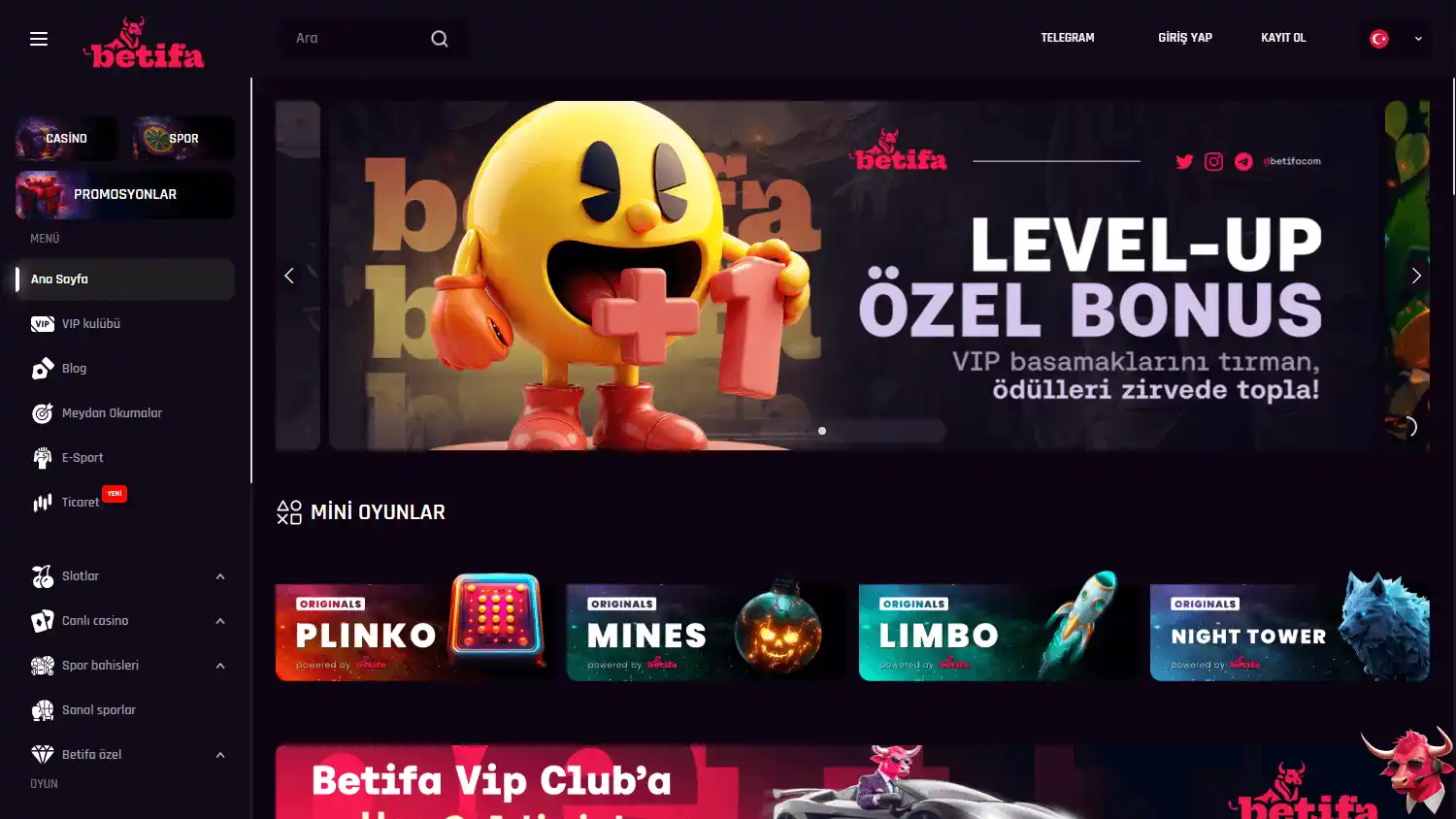 Betifa Casino screenshot 1