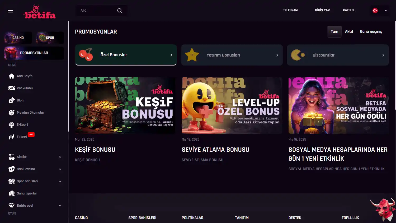 Betifa Casino screenshot 3