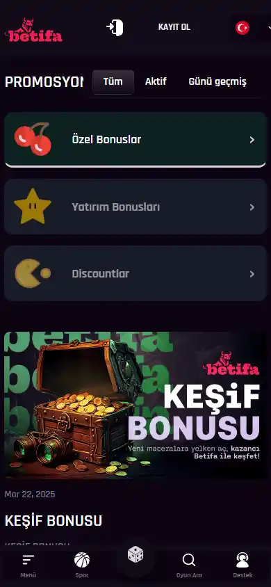 Betifa Casino screenshot 6