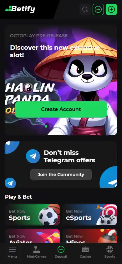 Betify Casino screenshot 4