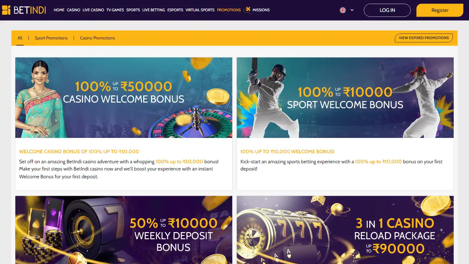 BetIndi Casino screenshot 3
