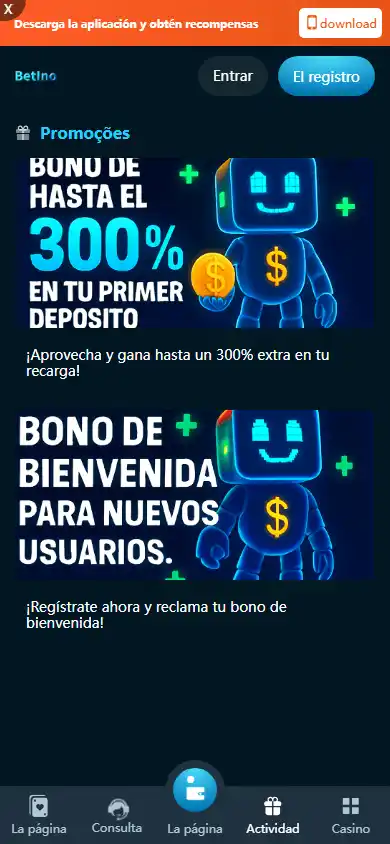 Betino Casino screenshot 2