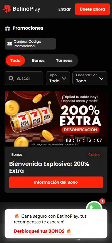 BetinoPlay Casino screenshot 6