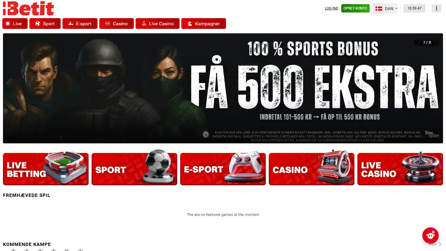 Betit Casino screenshot 1