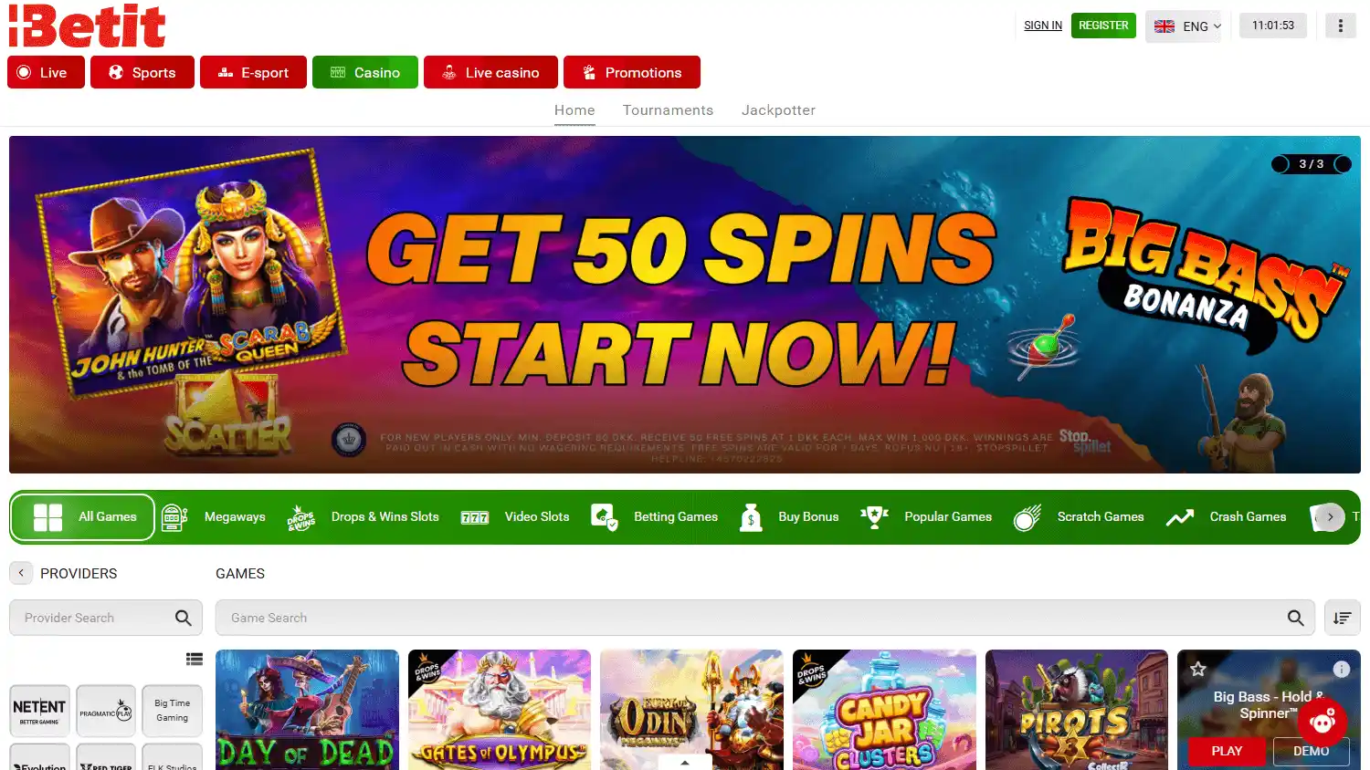 Betit Casino screenshot 2