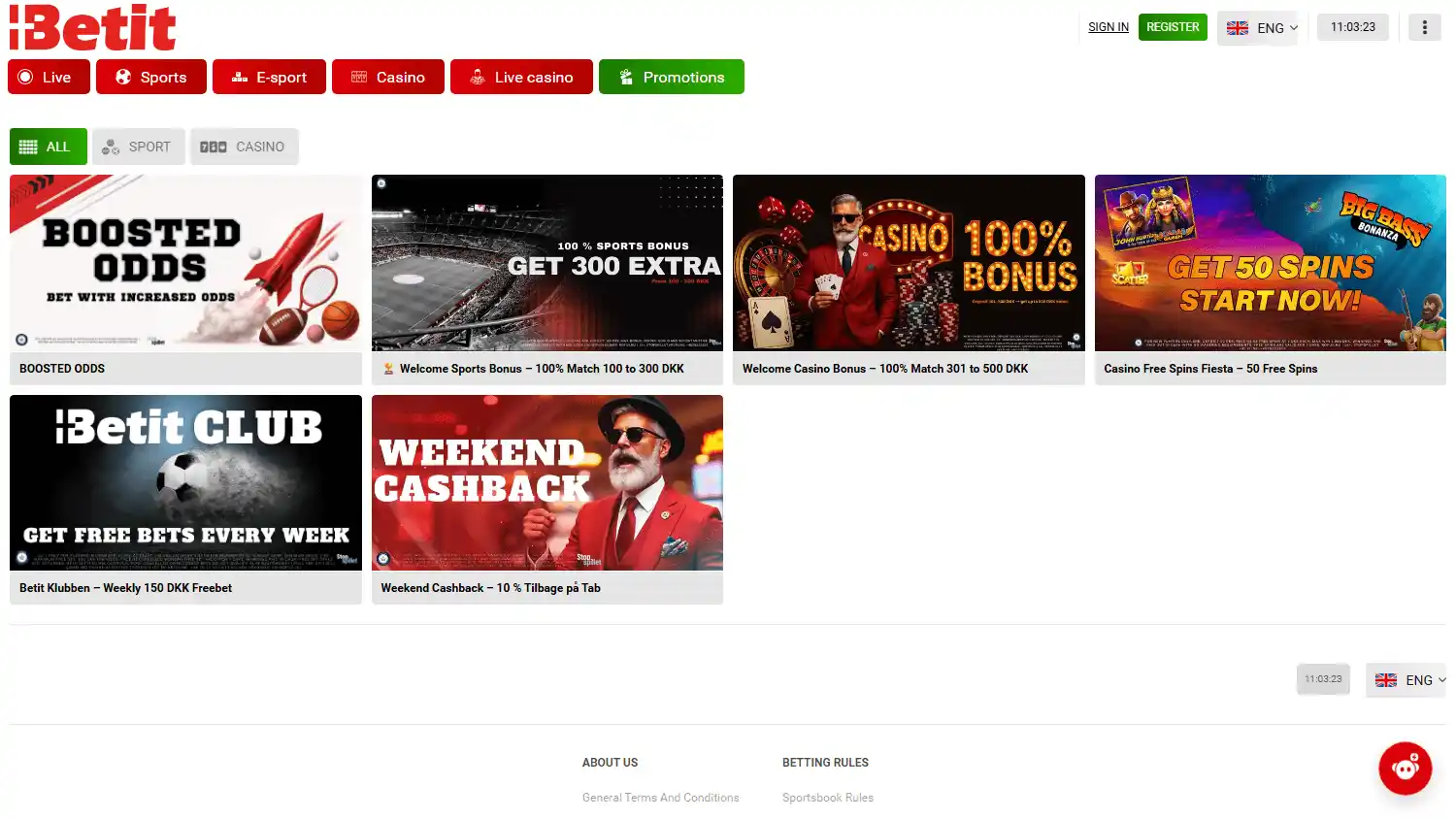 Betit Casino screenshot 3