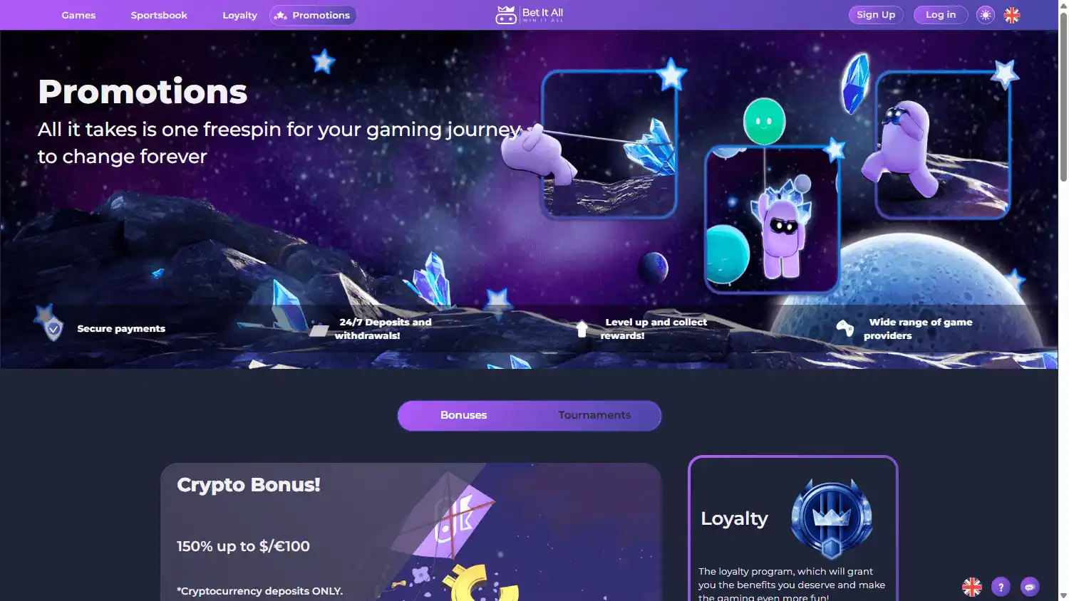 BetItAll Casino screenshot 2