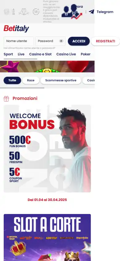 Betitaly Casino screenshot 6