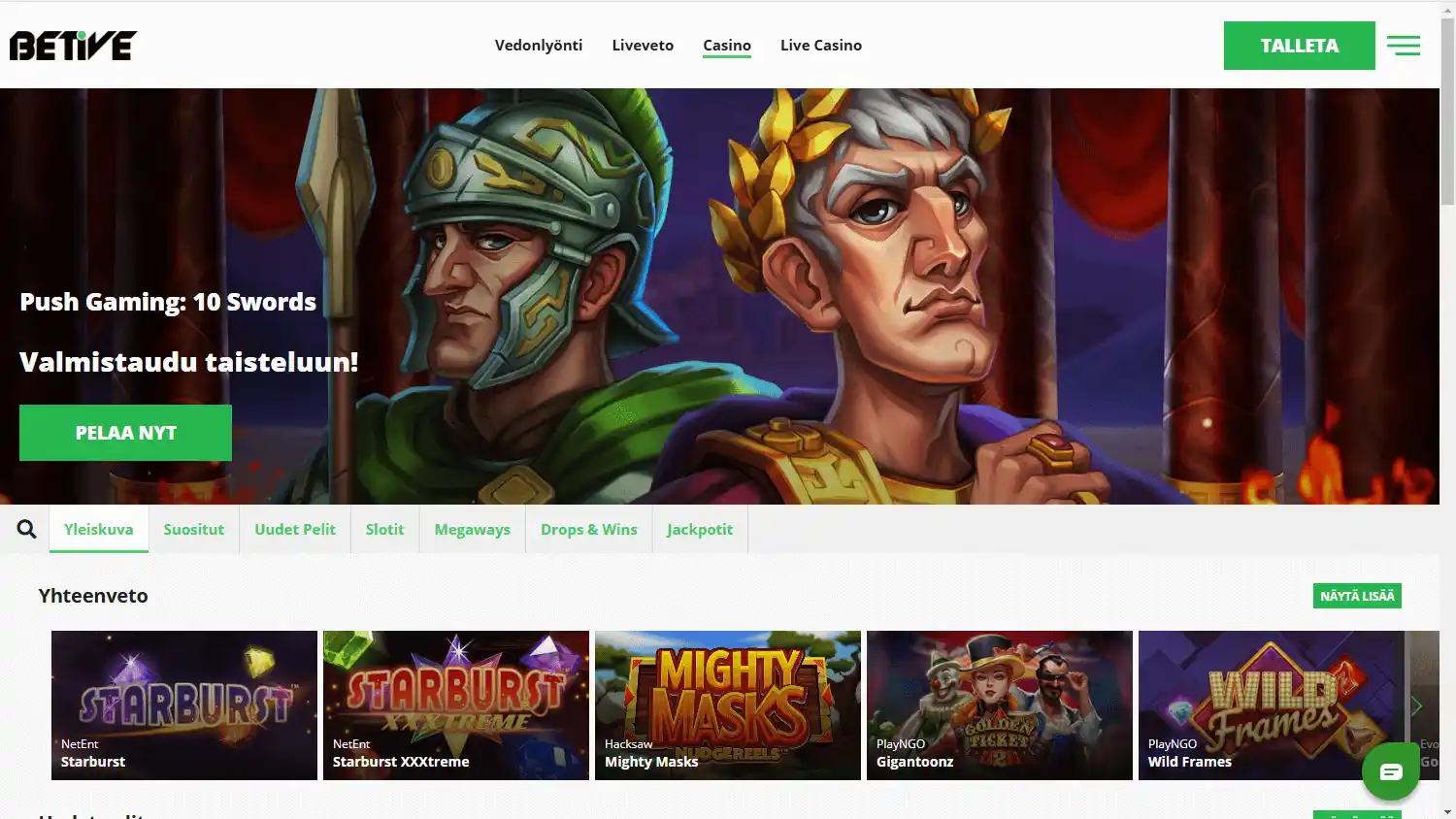 Betive Casino screenshot 2