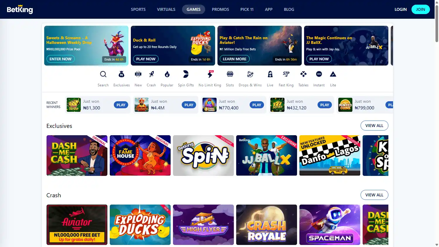BetKing Casino screenshot 2