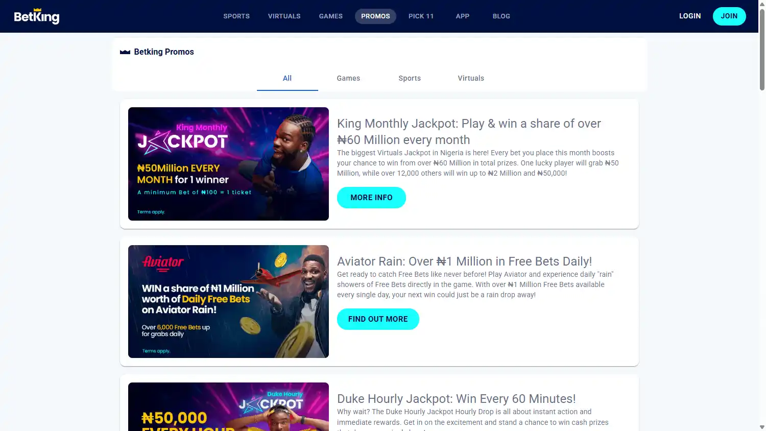BetKing Casino screenshot 3