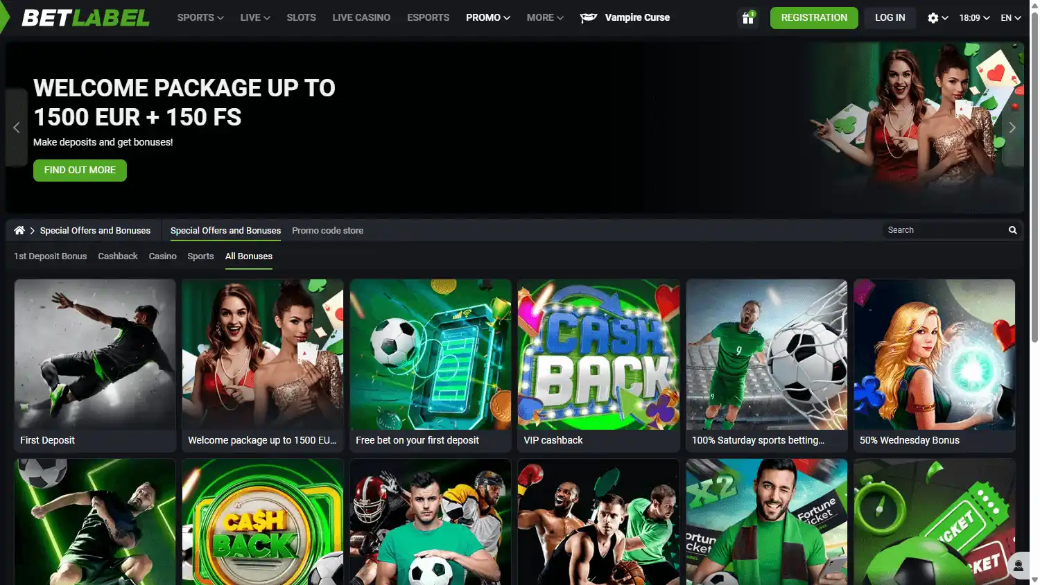 Betlabel Casino screenshot 3