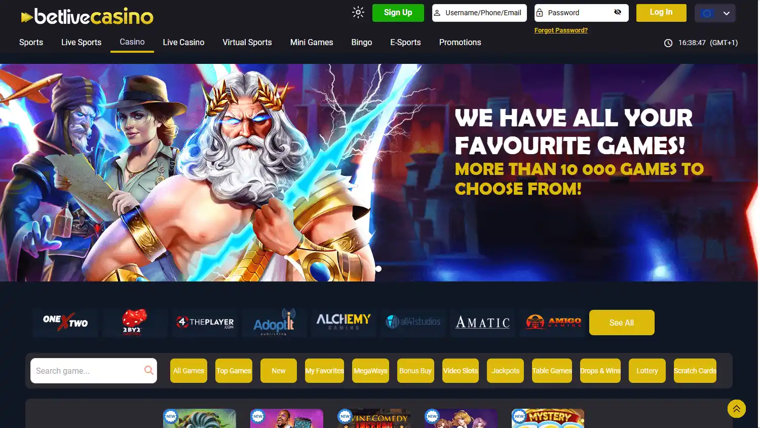 Betlive Casino screenshot 2
