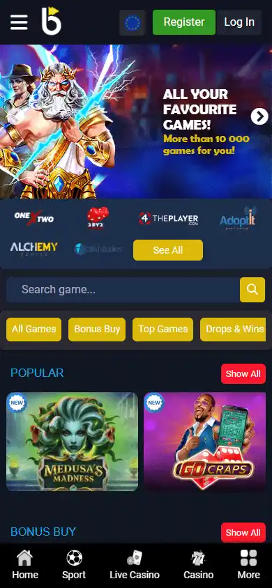 Betlive Casino screenshot 5