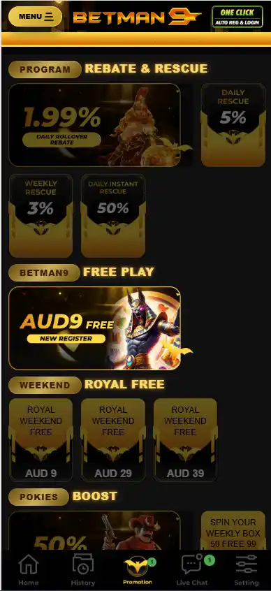 Betman9 Casino screenshot 6