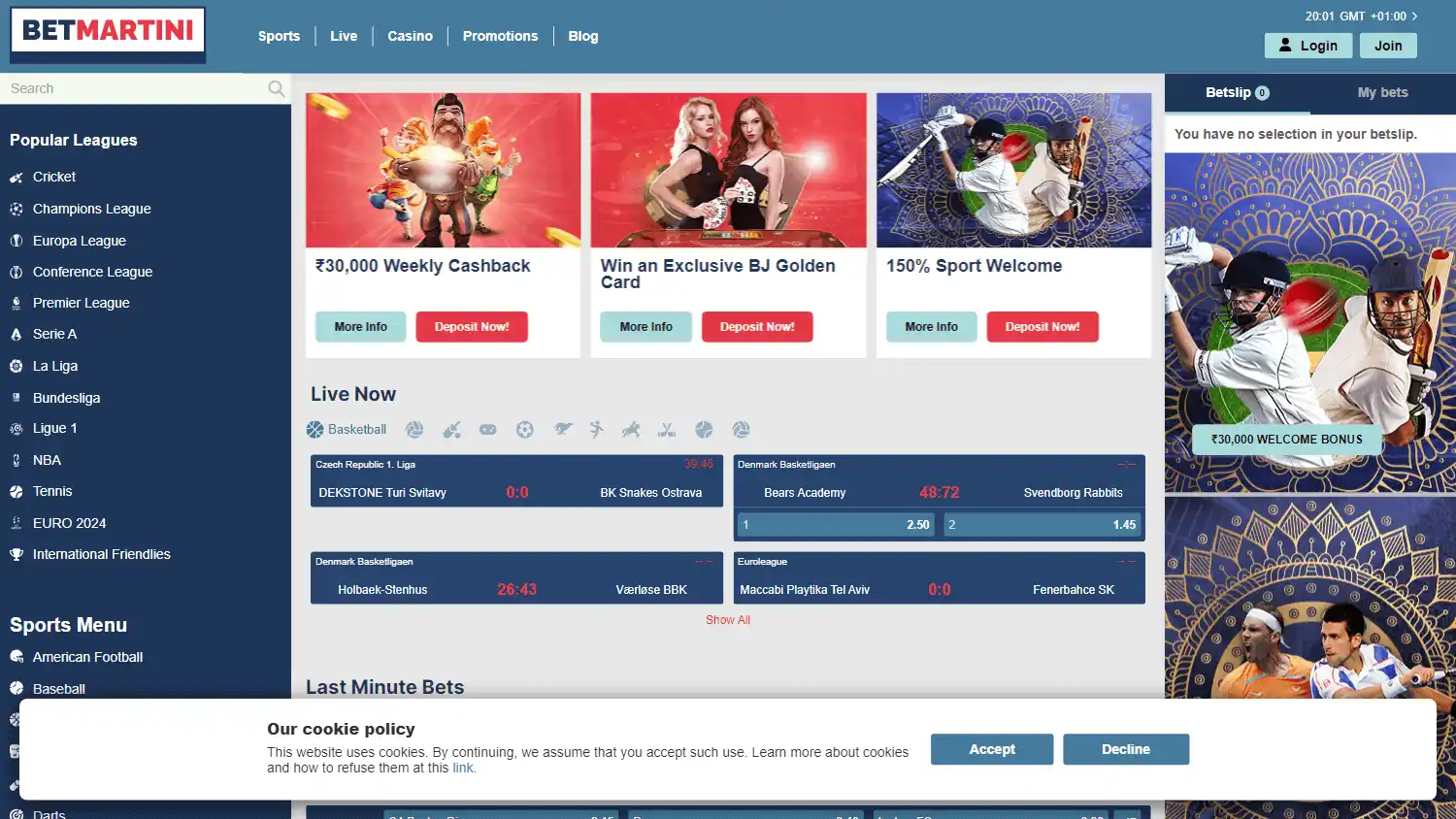 BetMartini Casino screenshot 1