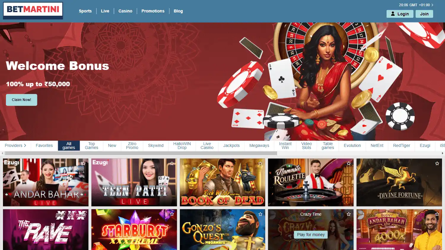 BetMartini Casino screenshot 2