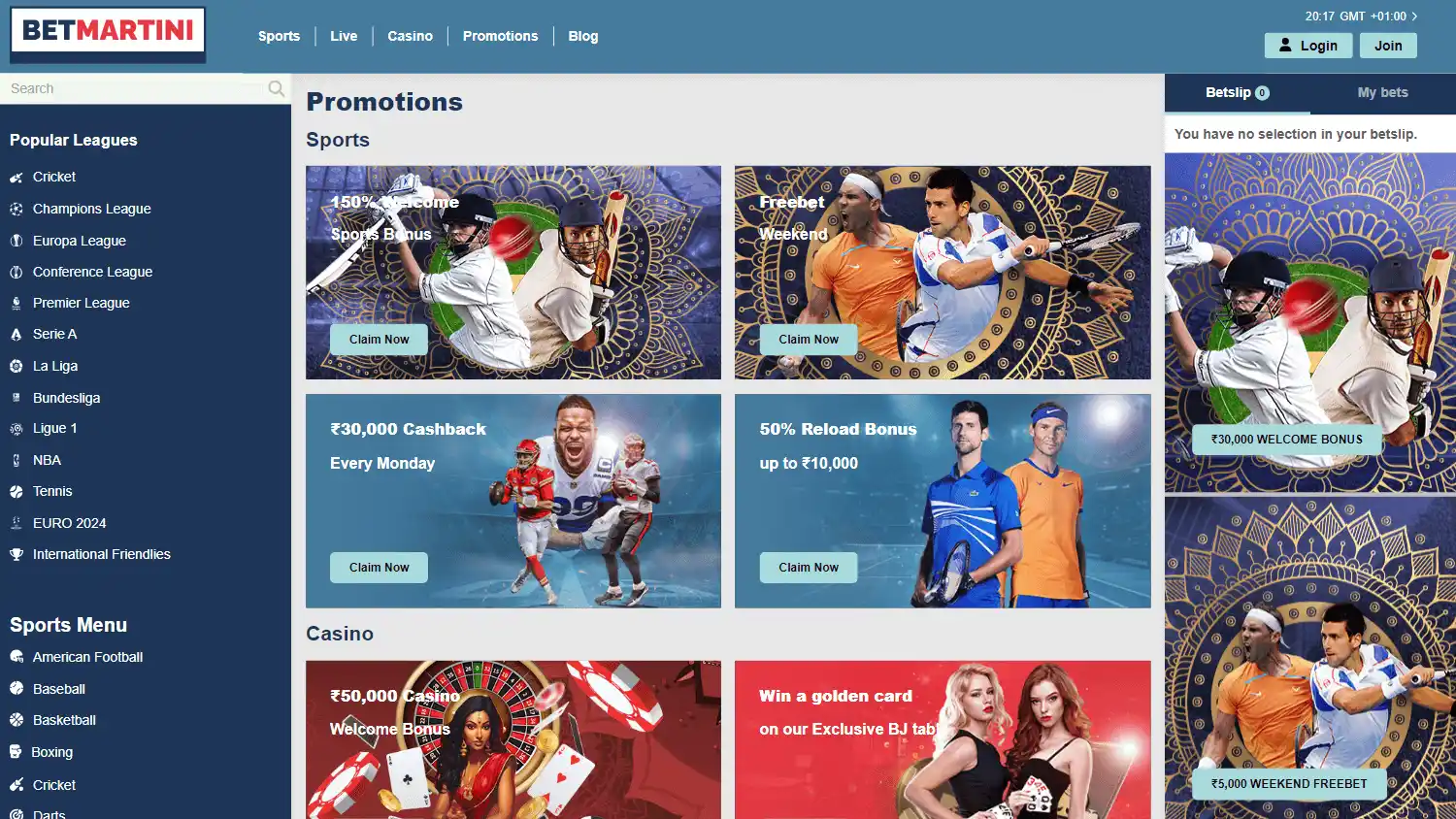 BetMartini Casino screenshot 3