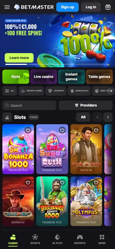 Betmaster Casino screenshot 6
