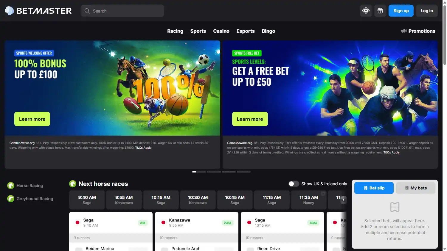 Betmaster Casino screenshot 1