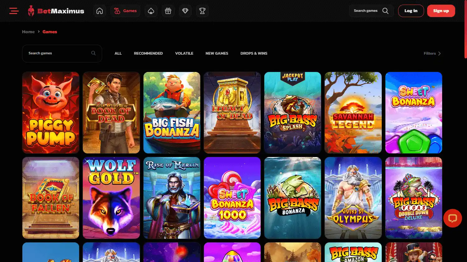 BetMaximus Casino screenshot 2