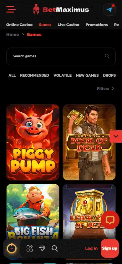 BetMaximus Casino screenshot 5