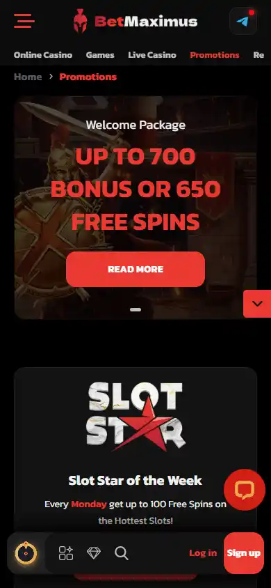BetMaximus Casino screenshot 6