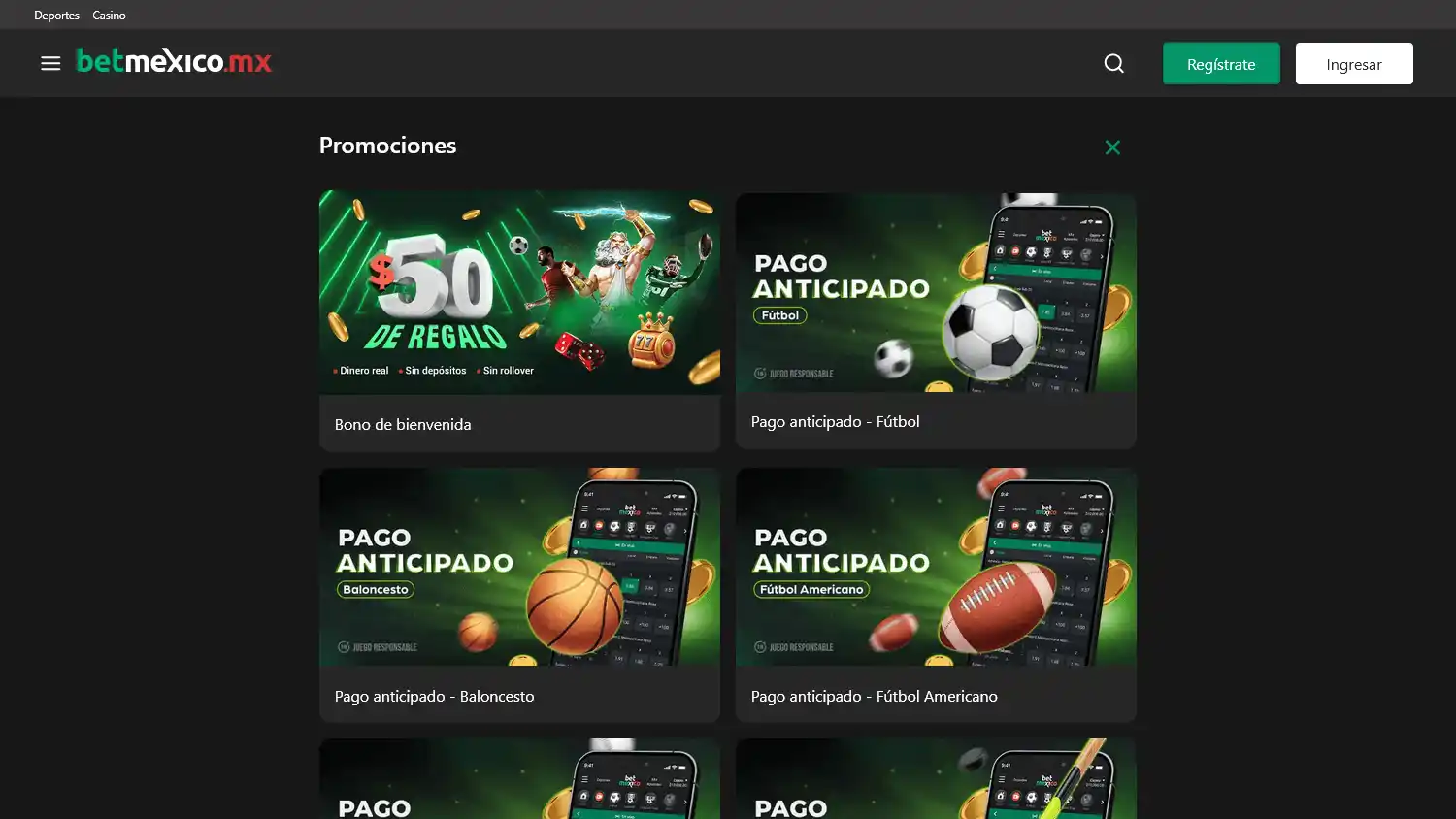 Betmexico Casino screenshot 2