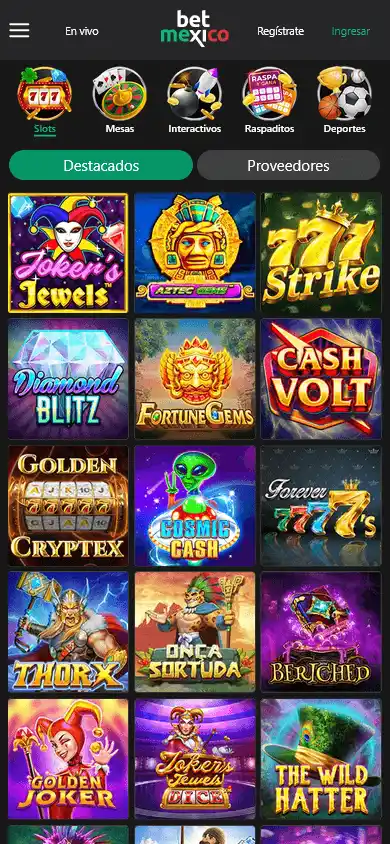 Betmexico Casino screenshot 3