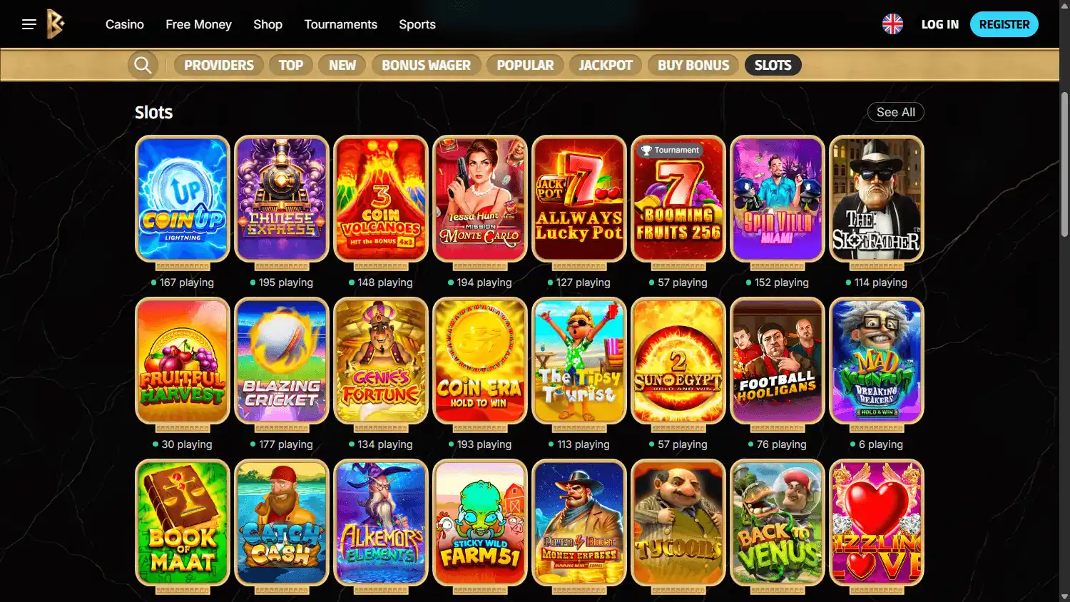 Betmica Casino screenshot 2