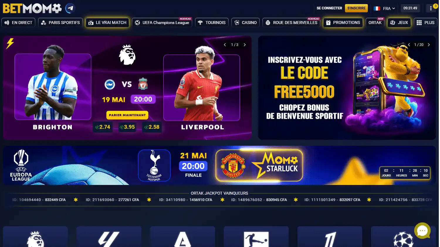 Betmomo Casino screenshot 1