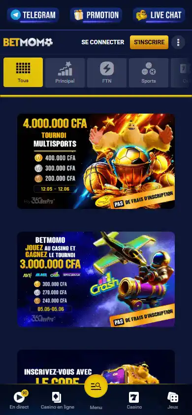Betmomo Casino screenshot 6