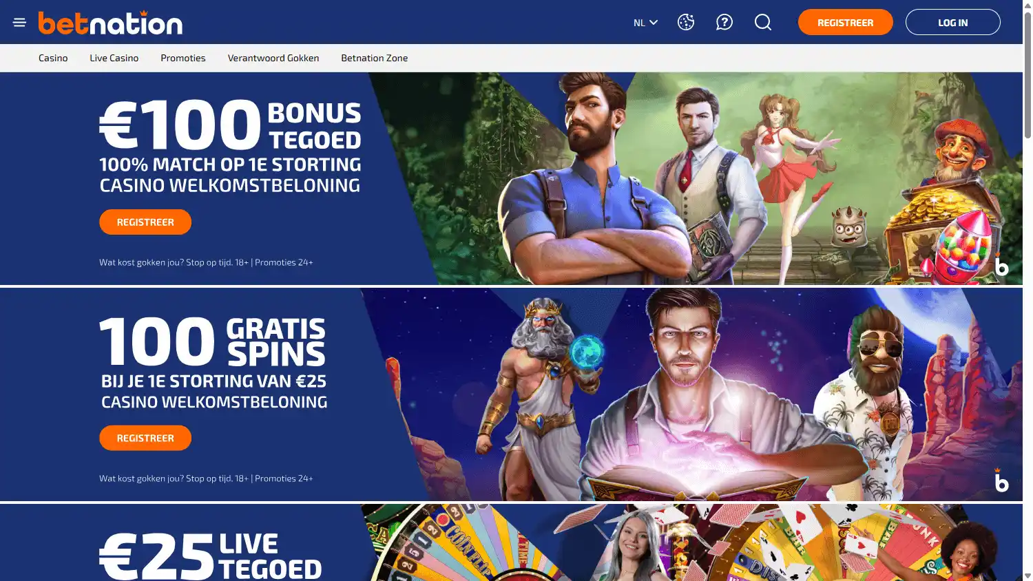 Betnation Casino screenshot 1