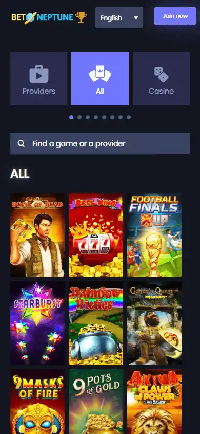 BetNeptune Casino screenshot 5
