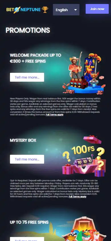 BetNeptune Casino screenshot 6