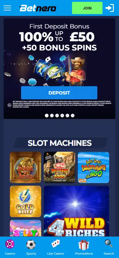 BetNero Casino UK screenshot 4