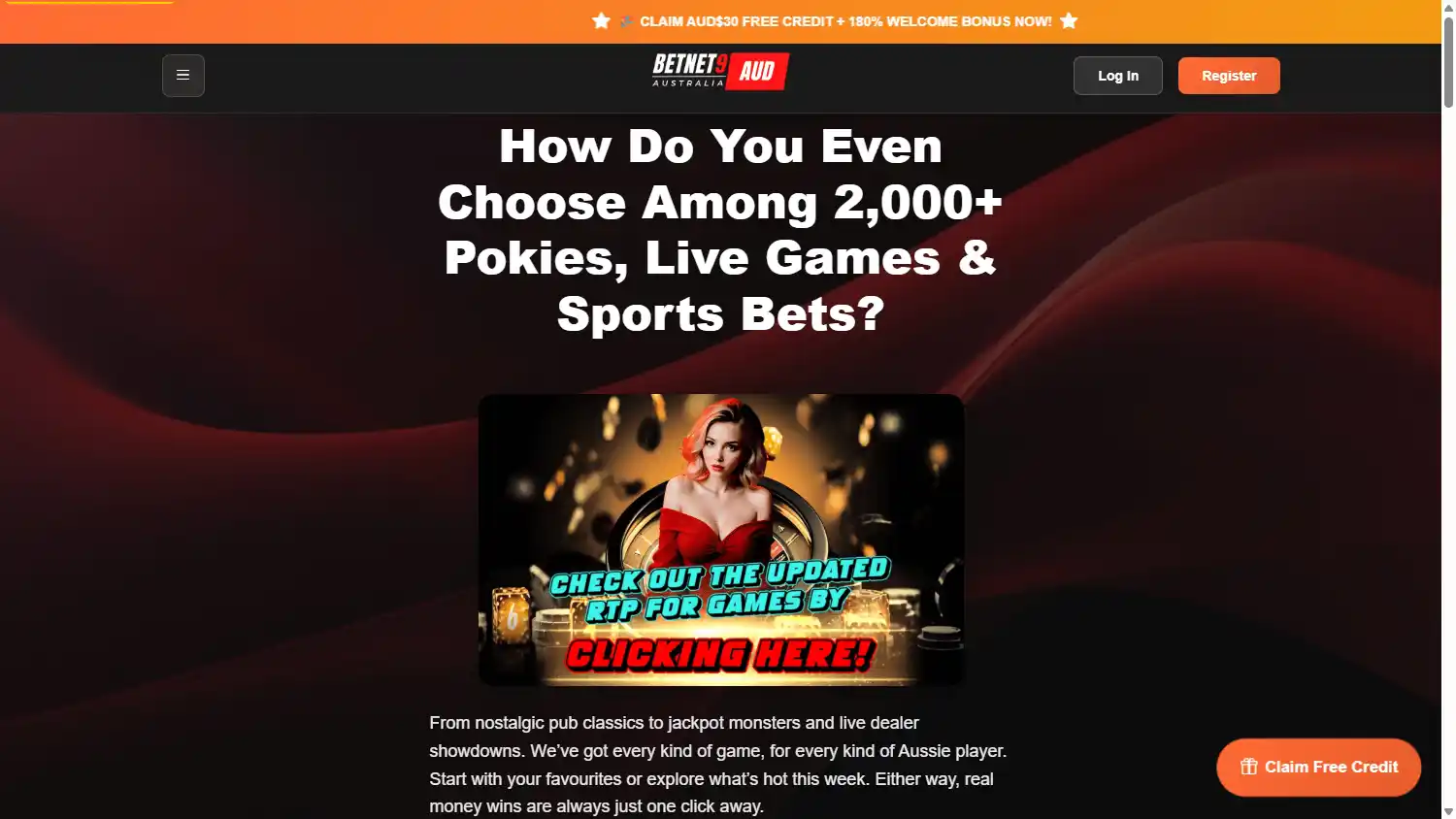 BetNet9 Casino screenshot 2