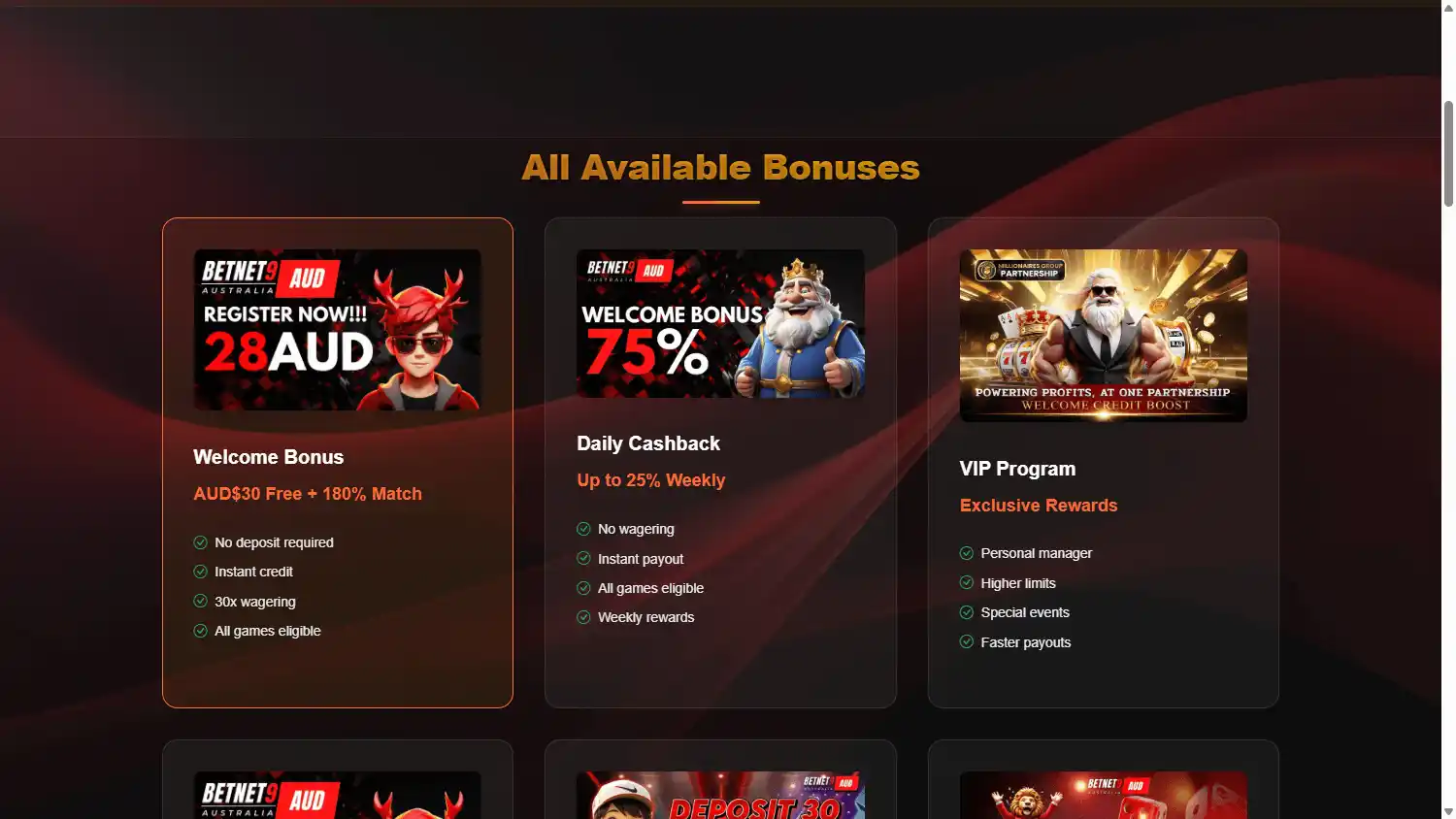 BetNet9 Casino screenshot 3