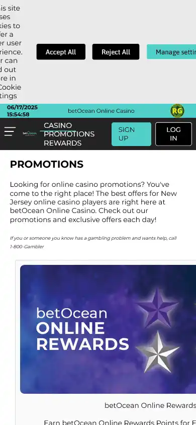 betOcean Online Casino screenshot 5