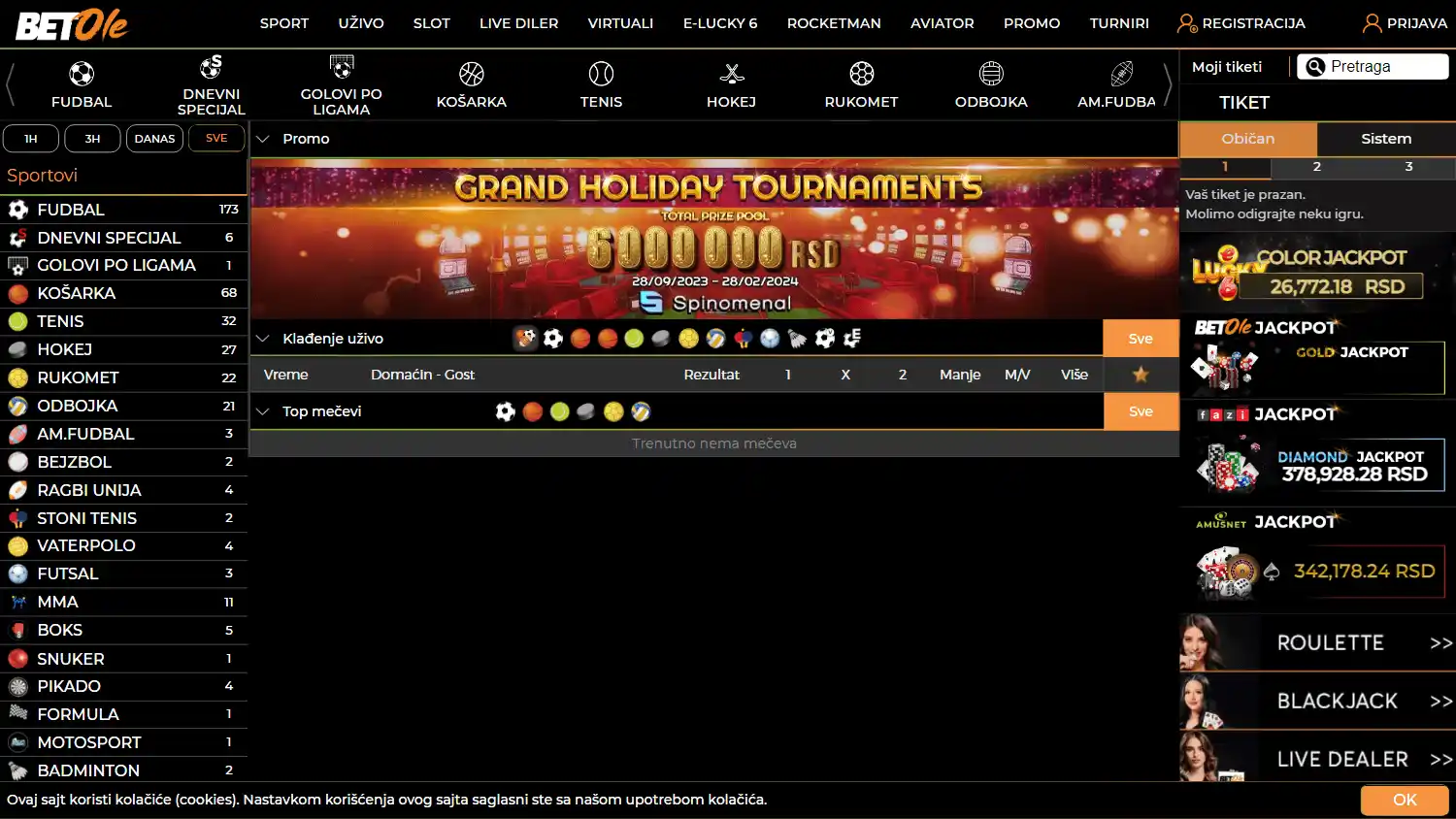 Betole Casino screenshot 1