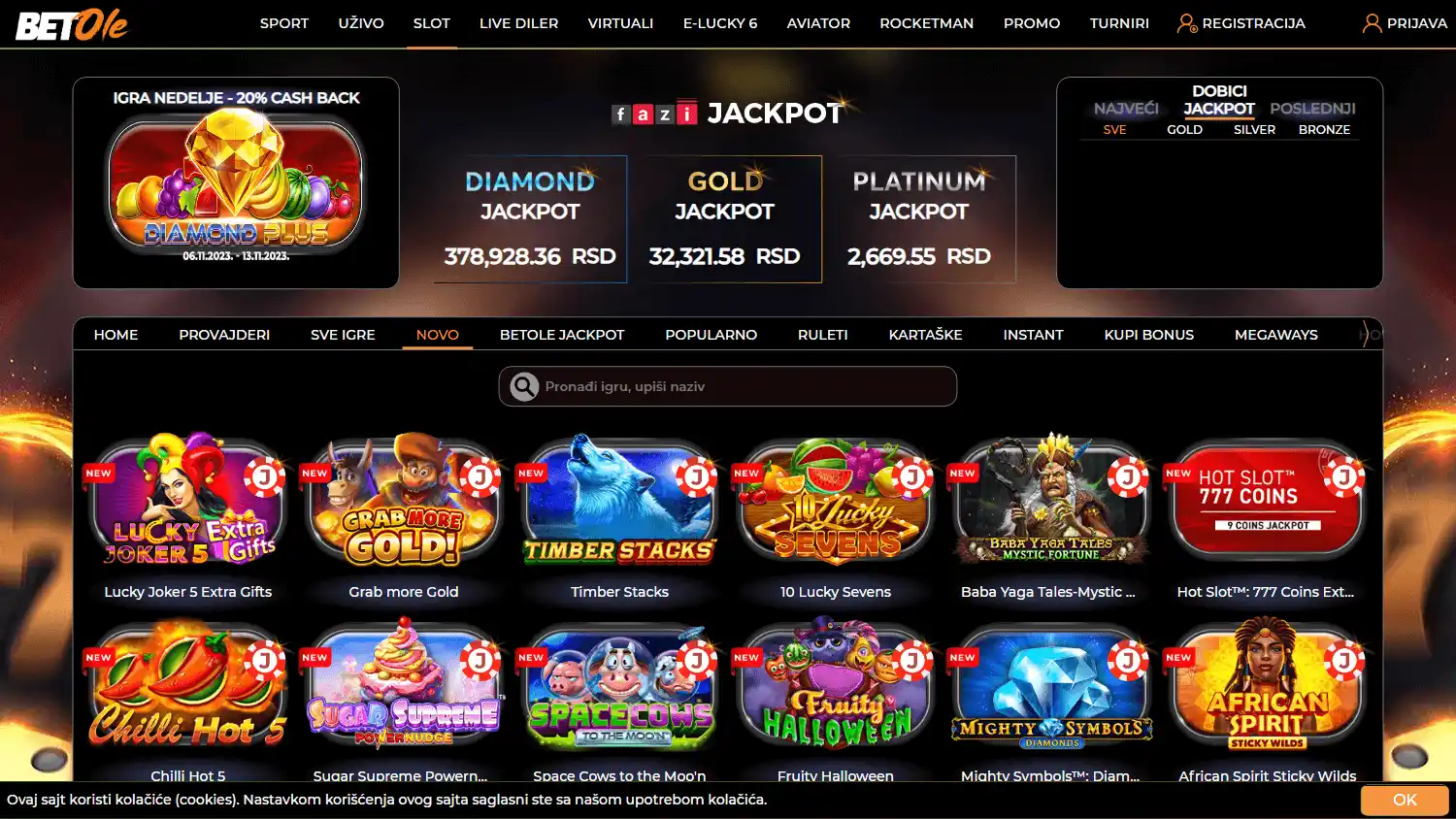 Betole Casino screenshot 2