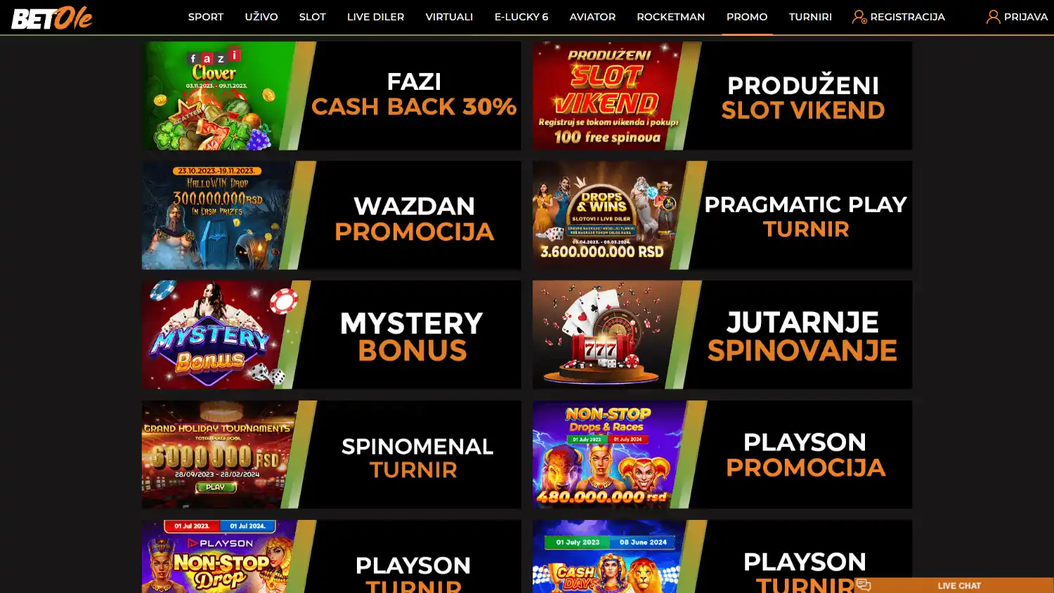 Betole Casino screenshot 3