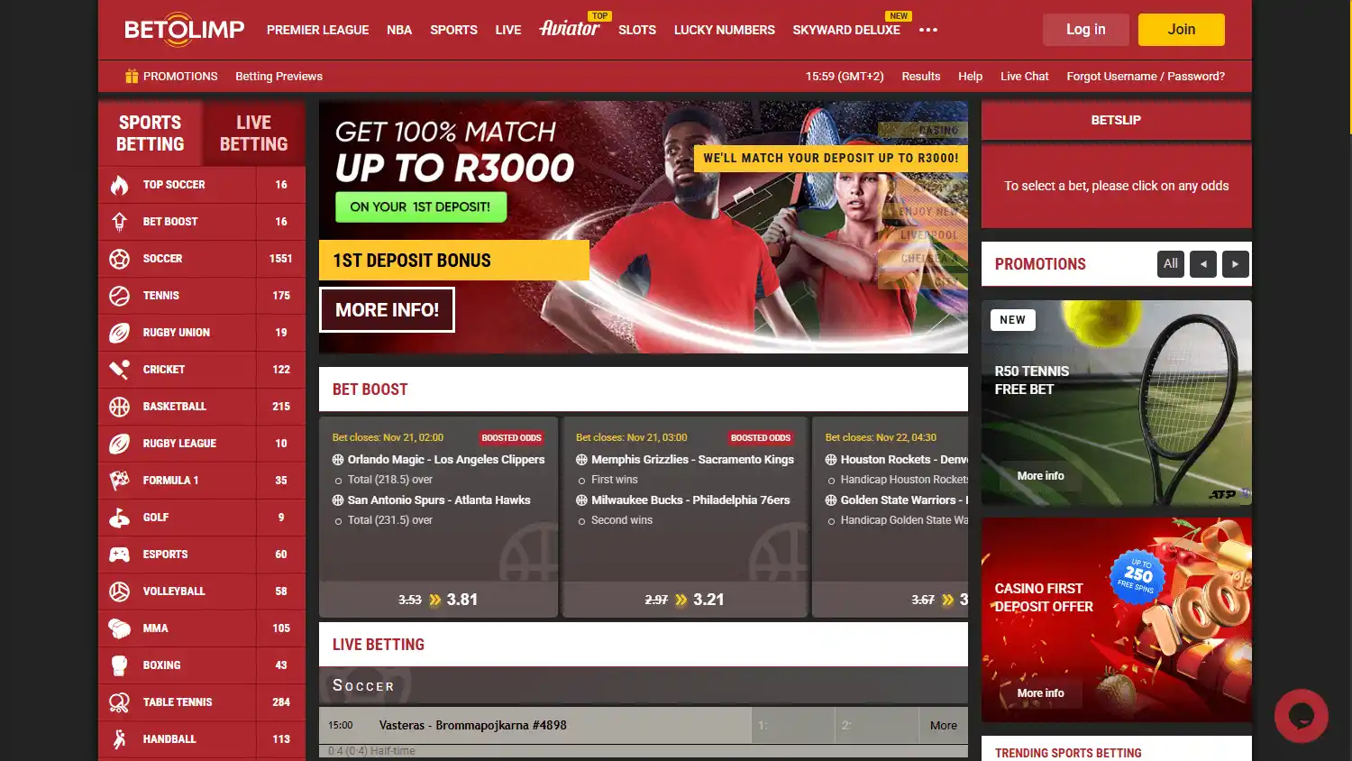 BetOlimp Casino screenshot 1