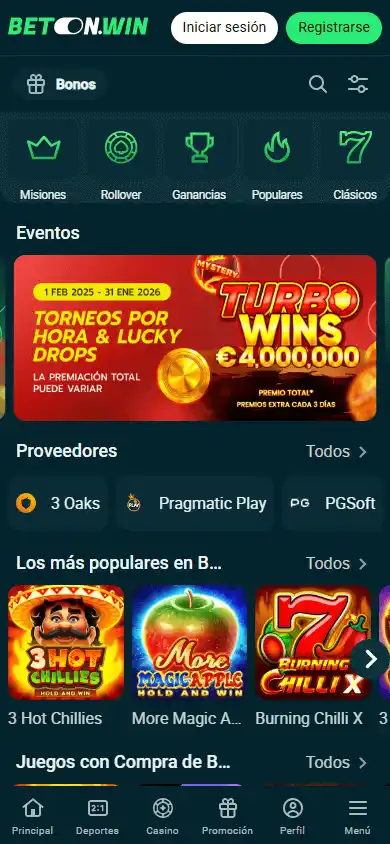 Beton.win Casino screenshot 5
