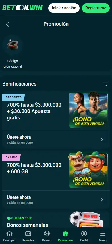 Beton.win Casino screenshot 6