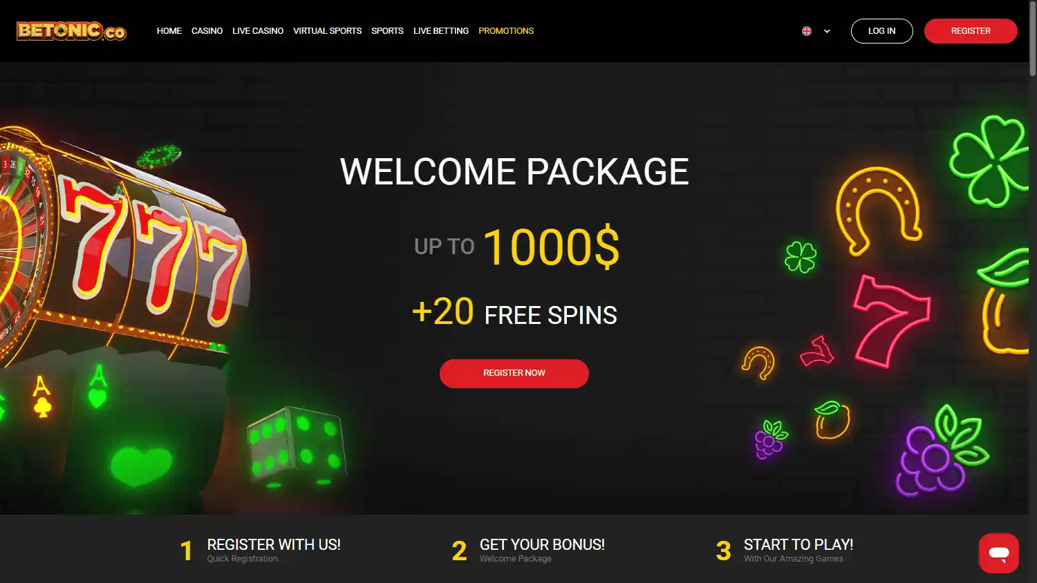 Betonic Casino screenshot 1
