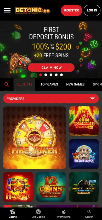 Betonic Casino screenshot 5